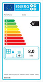 Stufa a pellet ventilata Giada 8 kW bianco