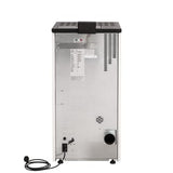 Stufa a pellet ventilata Mannu Equation 9 kW bianco