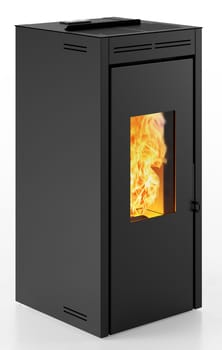 Stufa pellet idro INVICTA Teramo 17 16.8 kW nero
