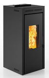 Stufa pellet idro INVICTA Teramo 17 16.8 kW nero