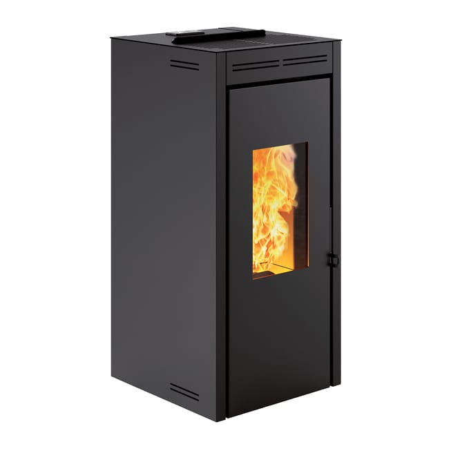 Stufa pellet idro INVICTA Teramo 17 16.8 kW nero