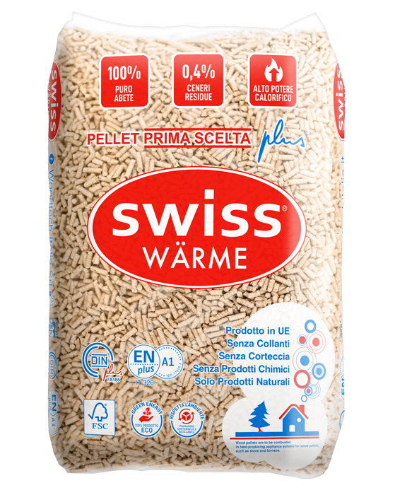 Swiss Warme Pellets in Abete - 77 sacchi da 15 kg